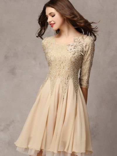 a line lace gown styles